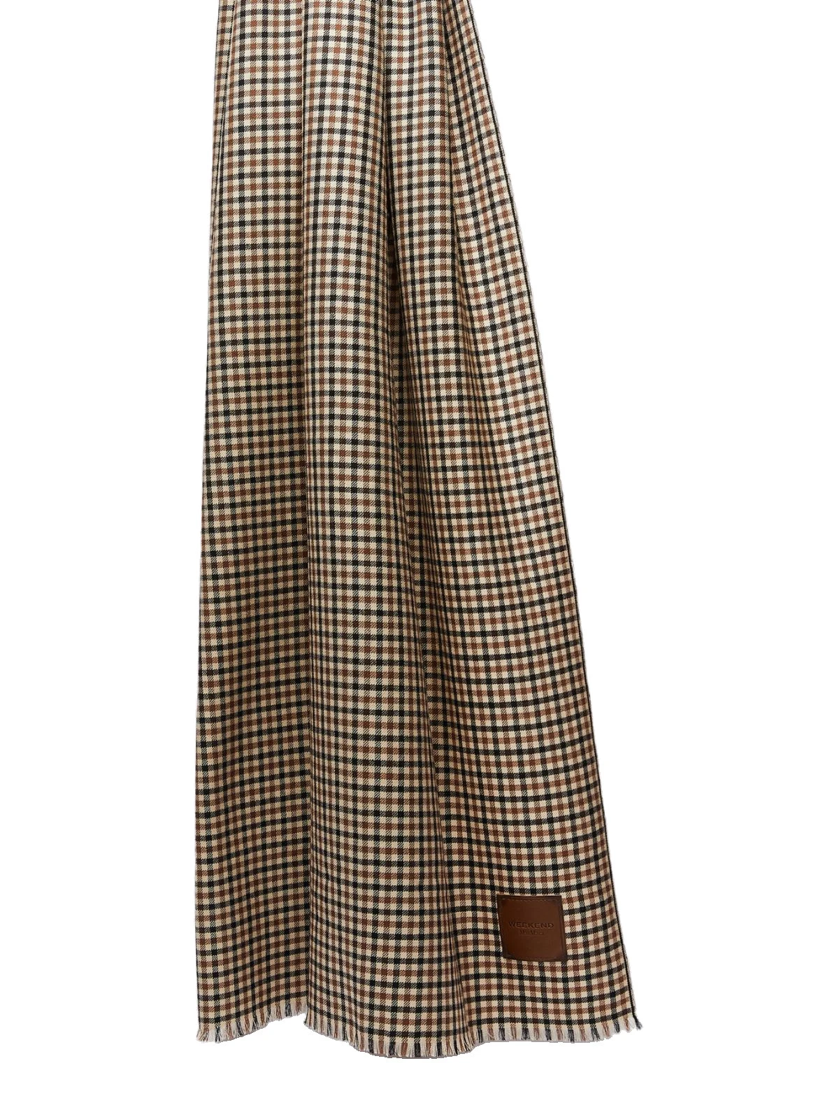 Max Mara Yarn-Dyed Wool Stole in Beige Max Mara Yarn-Dyed Wool Stole in Beige | Scarves | Luxury Shoes
