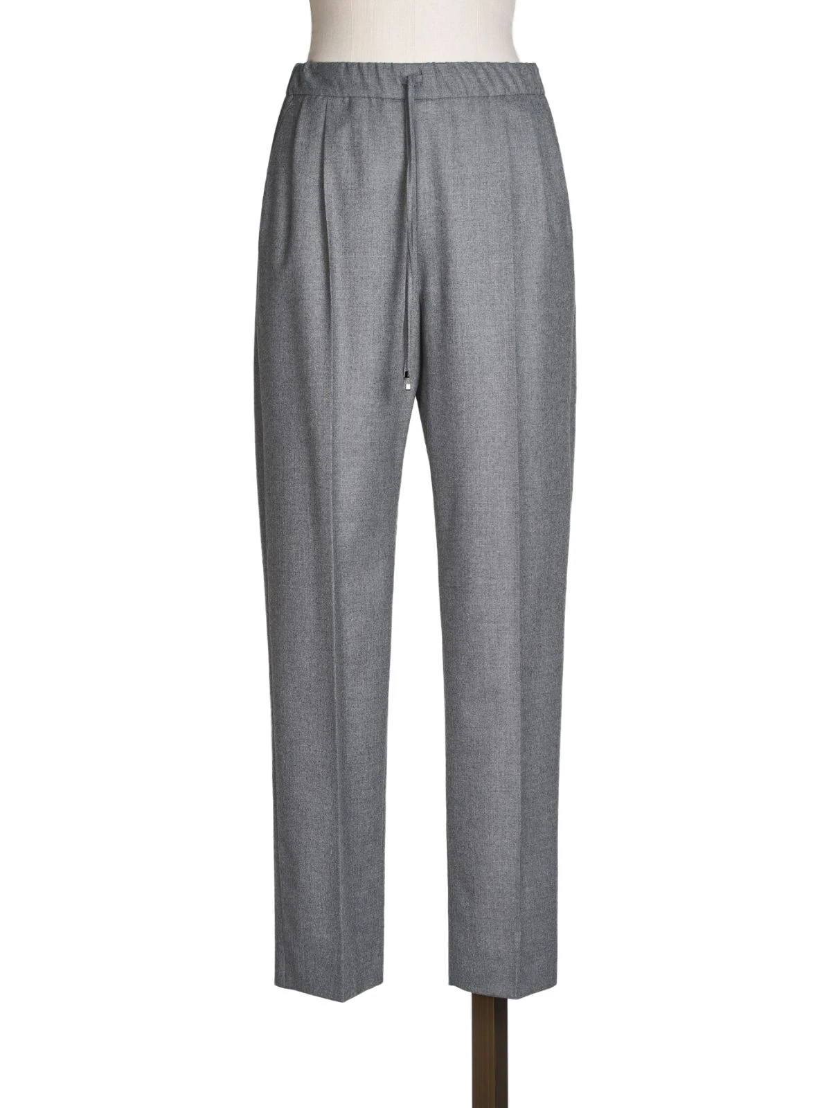 Max Mara Zamia Cashmere Foule Drawstring Trousers in Medium Grey Max Mara Zamia Cashmere Foule Drawstring Trousers in Medium Grey | Tailored pants | Luxury Shoes