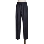 Max Mara Zamia Cashmere Foule Drawstring Trousers in Ultramarine | Tailored pants | Luxury Shoes 