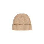 Max Mara Zampa Cashmere Beanie in Camel | Hats | Luxury Shoes 