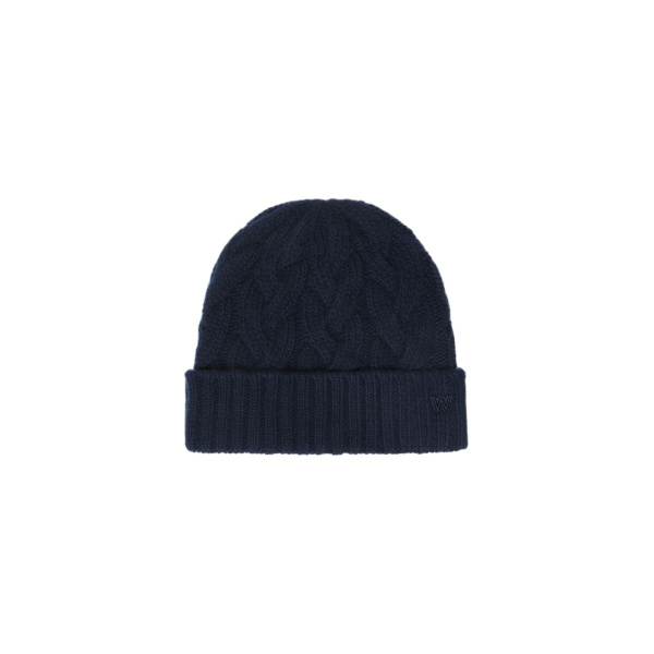 Max Mara Zampa Cashmere Beanie in Ultramarine | Hats | Luxury Shoes 