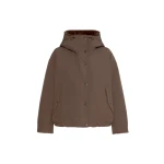 Max Mara Zanna Reversible Water-Repellent Canvas Jacket in Brown | Jackets | Luxury Shoes 