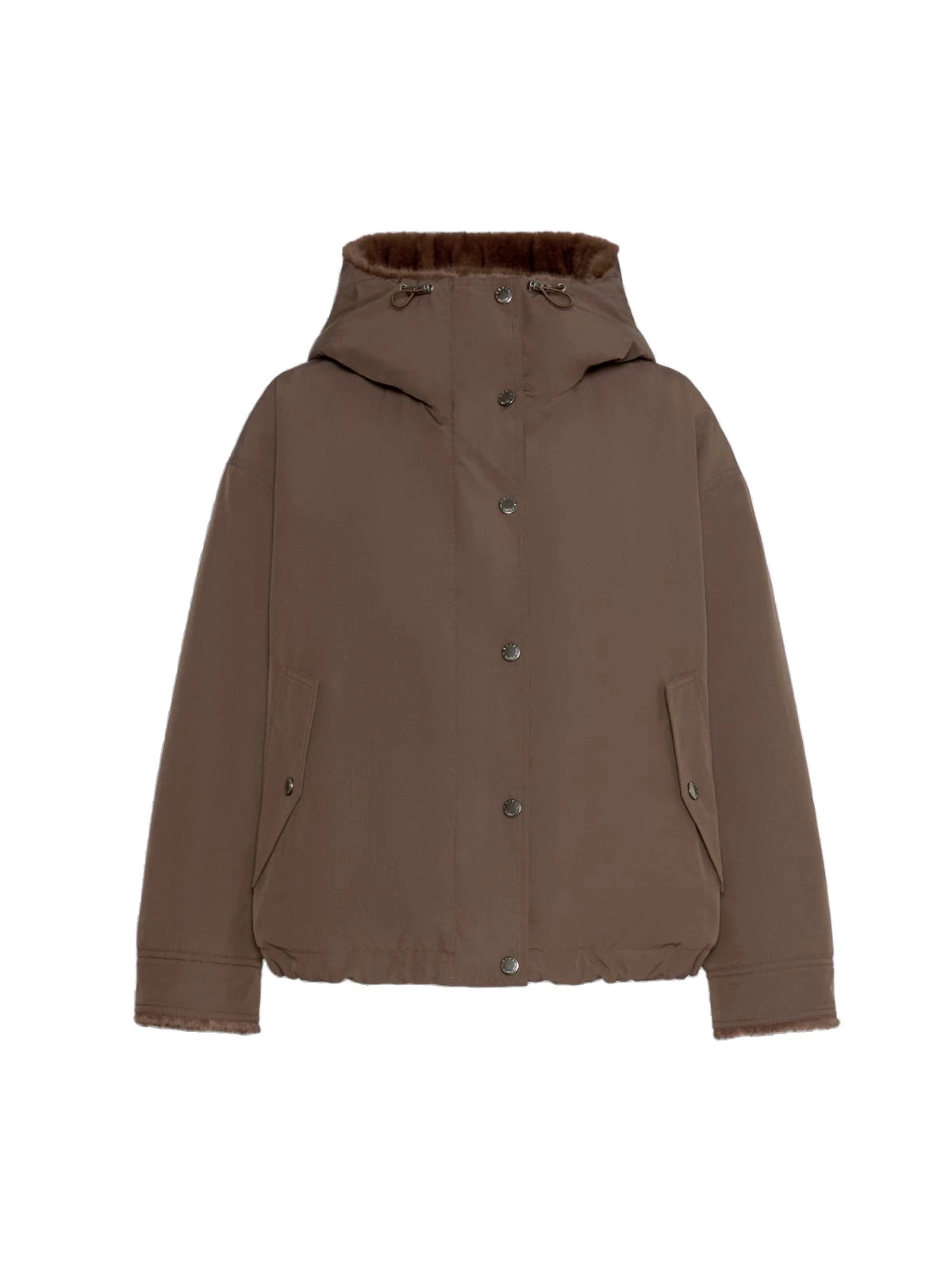 Max Mara Zanna Reversible Water-Repellent Canvas Jacket in Brown Max Mara Zanna Reversible Water-Repellent Canvas Jacket in Brown | Jackets | Luxury Shoes
