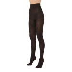 Max Mara Zavorra Ribbed Cotton Tights in Dark Brown | Accessories | Luxury Shoes 