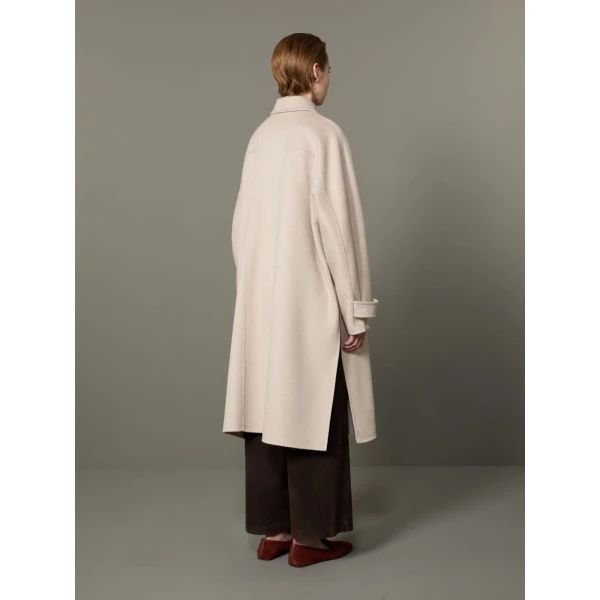Max Mara Zebra Cashmere Shirt Coat in Beige | Wool Coat | Luxury Shoes 