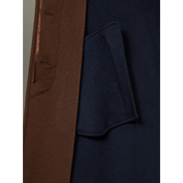 Max Mara Zebra Cashmere Shirt Coat in Dark Brown | Wool Coat | Luxury Shoes 