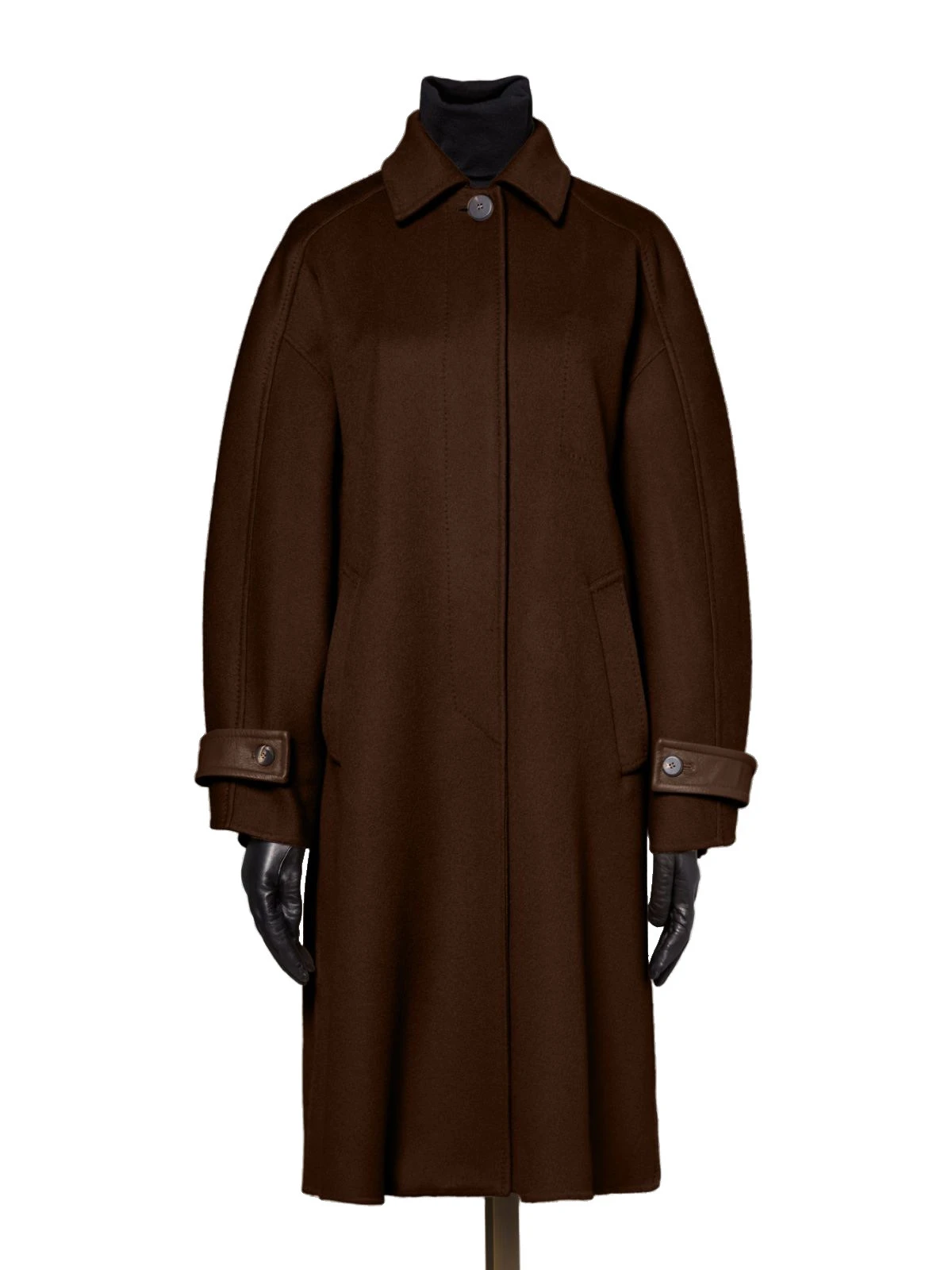Max Mara Zebra Cashmere Shirt Coat in Dark Brown Max Mara Zebra Cashmere Shirt Coat in Dark Brown | Wool Coat | Luxury Shoes