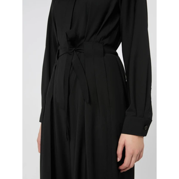 Max Mara Zigrino Pure Wool Jumpsuit in Black | Jumpsuit | Luxury Shoes 