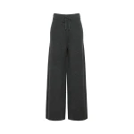 Max Mara Zinco Wool and Cashmere Knit Trousers in Dark Grey | Sweatpants | Luxury Shoes 