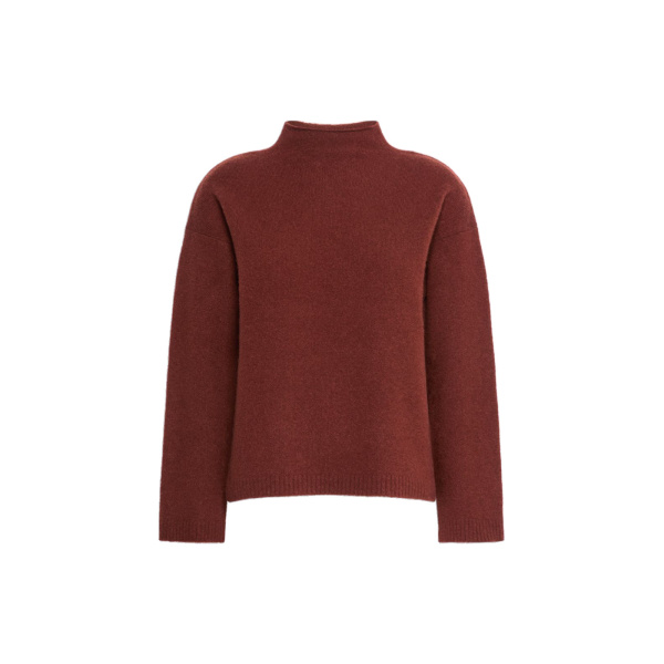 Max Mara Zodiaco Relaxed Cashmere Sweater in Rust | Sweaters | Luxury Shoes 