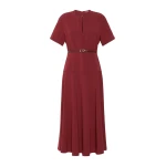 Max Mara Zorro Long Cady Gown in Ruby | Evening Gowns | Luxury Shoes 