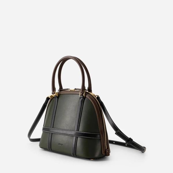 Mlouye 12 Bag in Hunter Green | Totes & Top-Handle Bags | Luxury Shoes 