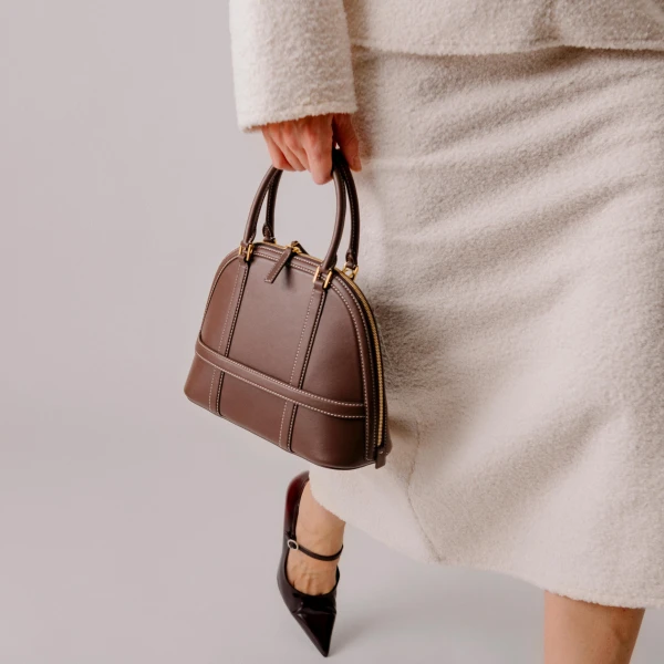 Mlouye 12 Bag in Truffle Green | Totes & Top-Handle Bags | Luxury Shoes 