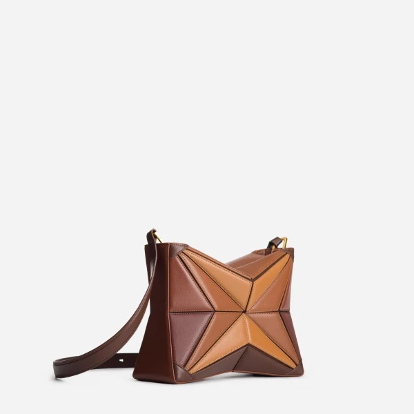 Mlouye Atlas Bag in Praline | Shoulder & Crossbody Bags | Luxury Shoes 