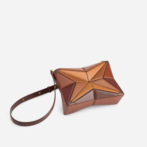 Mlouye Atlas Bag in Praline | Shoulder & Crossbody Bags | Luxury Shoes 