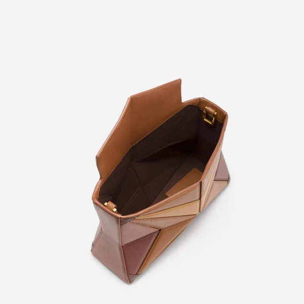 Mlouye Atlas Bag in Praline | Shoulder & Crossbody Bags | Luxury Shoes 