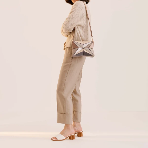 Mlouye Atlas Bag in Praline | Shoulder & Crossbody Bags | Luxury Shoes 