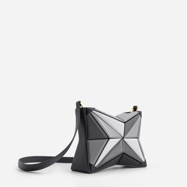 Mlouye Atlas Bag in Shark | Shoulder & Crossbody Bags | Luxury Shoes 