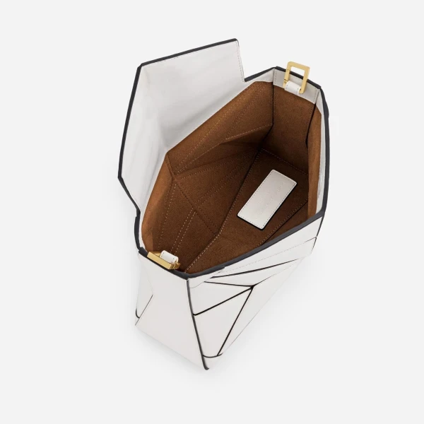 Mlouye Atlas Bag in White | Shoulder & Crossbody Bags | Luxury Shoes 
