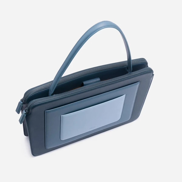 Mlouye Business Bag in Denim | Shoulder & Crossbody Bags | Luxury Shoes 