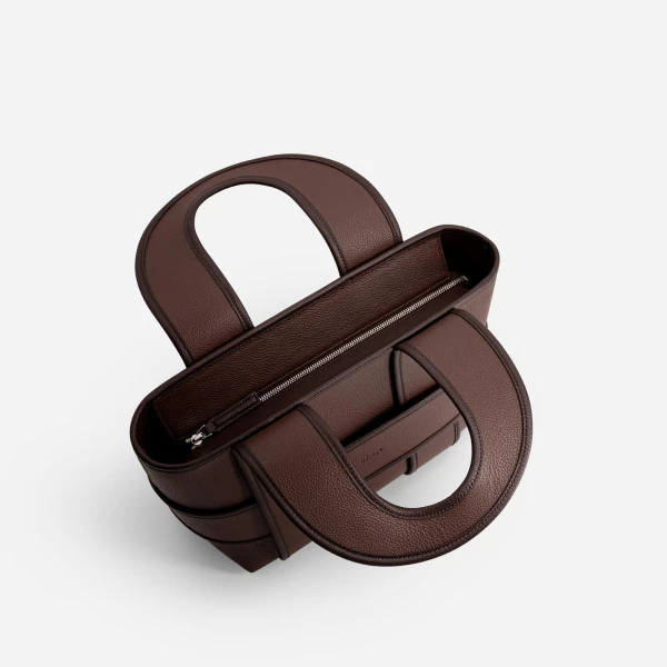 Mlouye Checker Tote in Espresso | Totes & Top-Handle Bags | Luxury Shoes 