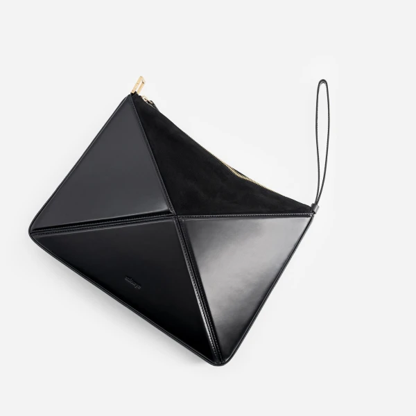 Mlouye Flex Bag in Carbon | Shoulder & Crossbody Bags | Luxury Shoes 