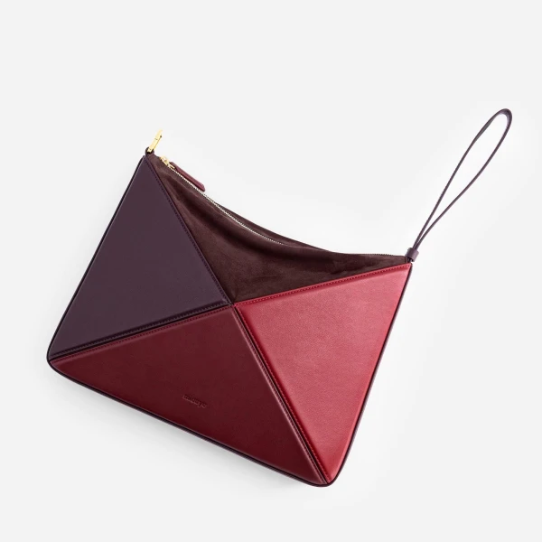 Mlouye Flex Bag in Cranberry | Shoulder & Crossbody Bags | Luxury Shoes 