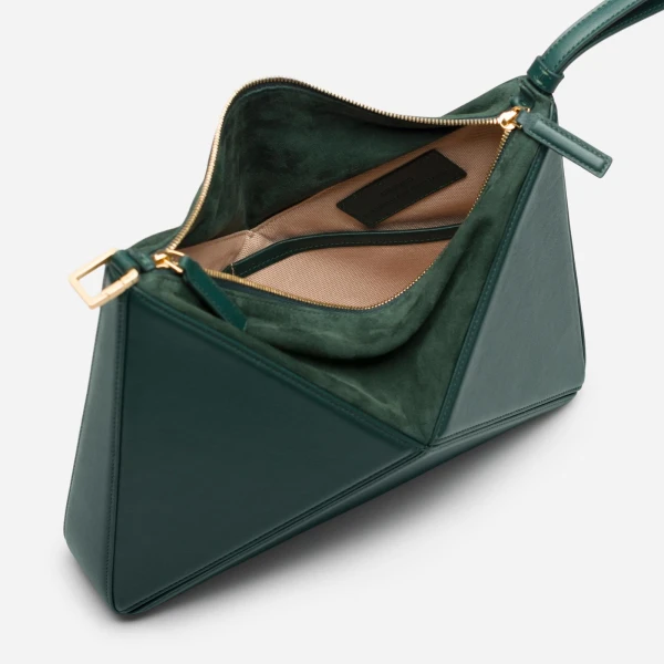 Mlouye Flex Bag in Duck Green | Shoulder & Crossbody Bags | Luxury Shoes 