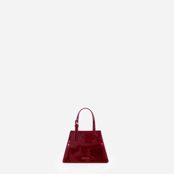 Mlouye Flex Charm in Patent Bordeaux | Bag charms | Luxury Shoes 