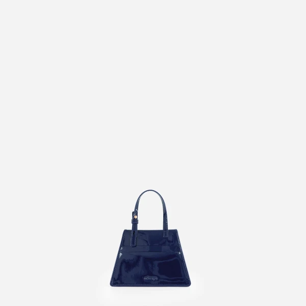 Mlouye Flex Charm in Patent Navy | Bag charms | Luxury Shoes 