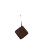 Mlouye Grid Clutch in Espresso | Clutch Bags | Luxury Shoes 