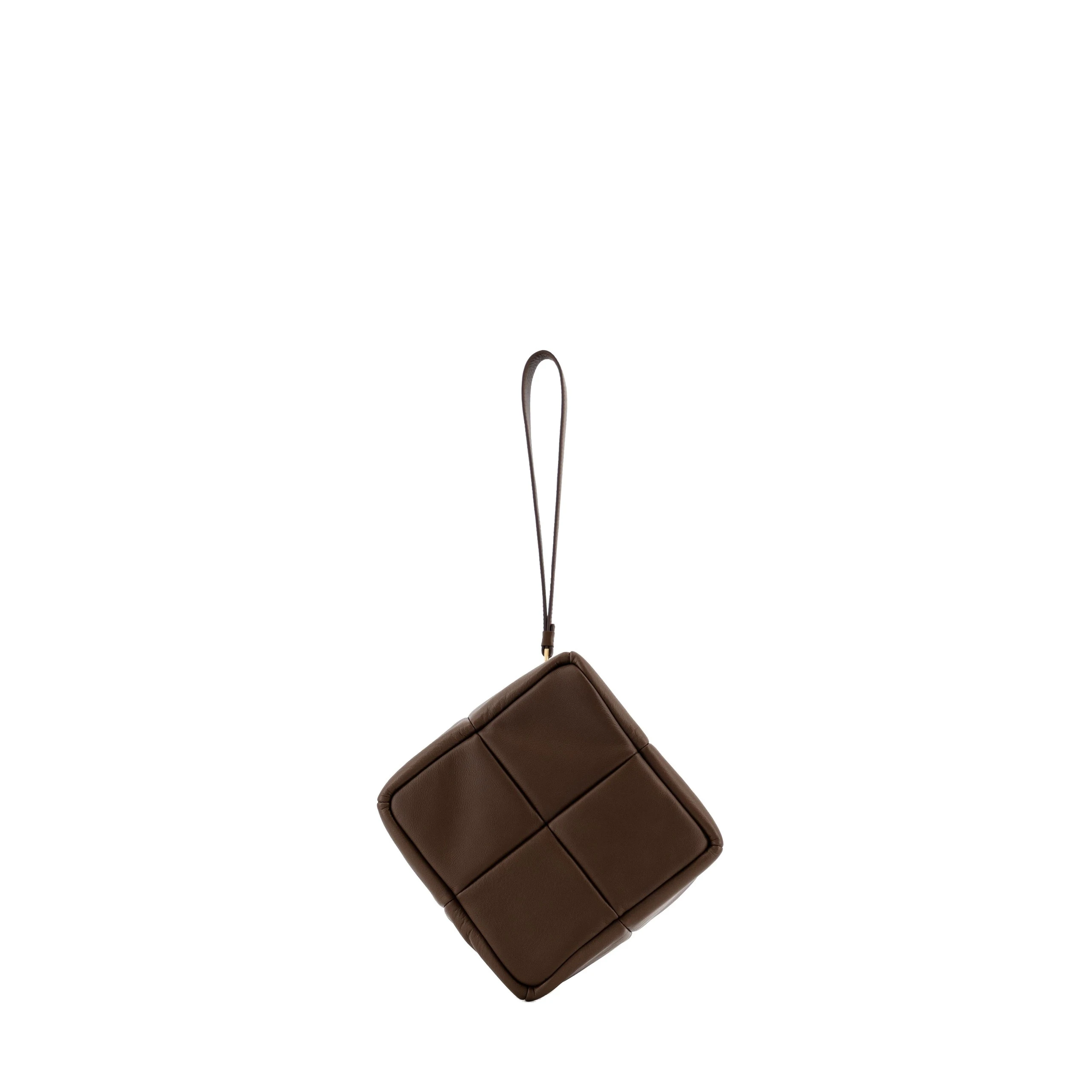 Mlouye Grid Clutch in Espresso Mlouye Grid Clutch in Espresso | Clutch Bags | Luxury Shoes