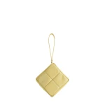 Mlouye Grid Clutch in Mermaid Yellow | Clutch Bags | Luxury Shoes 