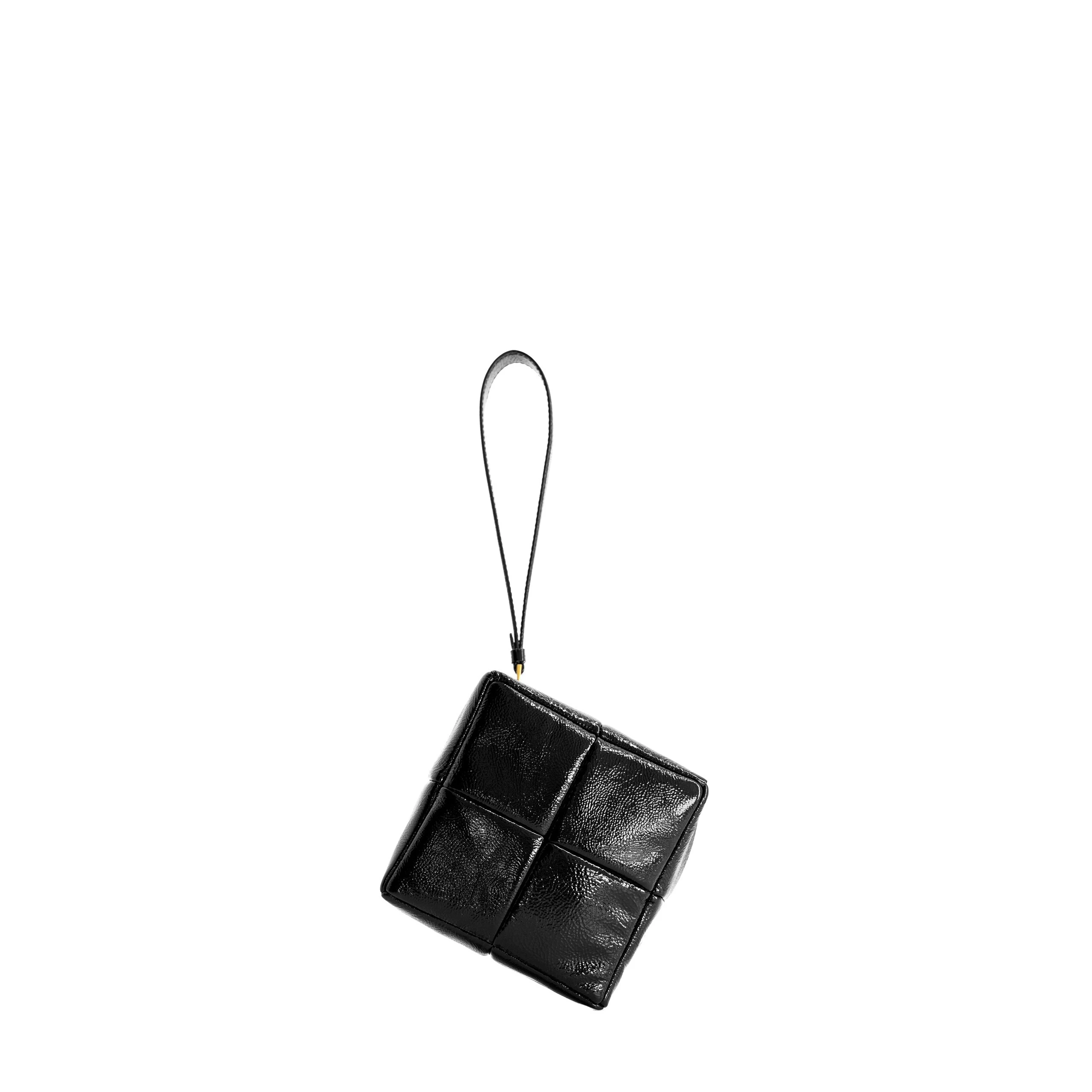 Mlouye Grid Clutch in Naplak Black Mlouye Grid Clutch in Naplak Black | Clutch Bags | Luxury Shoes