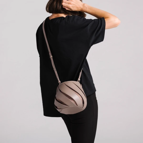 Mlouye Helix Bag in Denim | Shoulder & Crossbody Bags | Luxury Shoes 