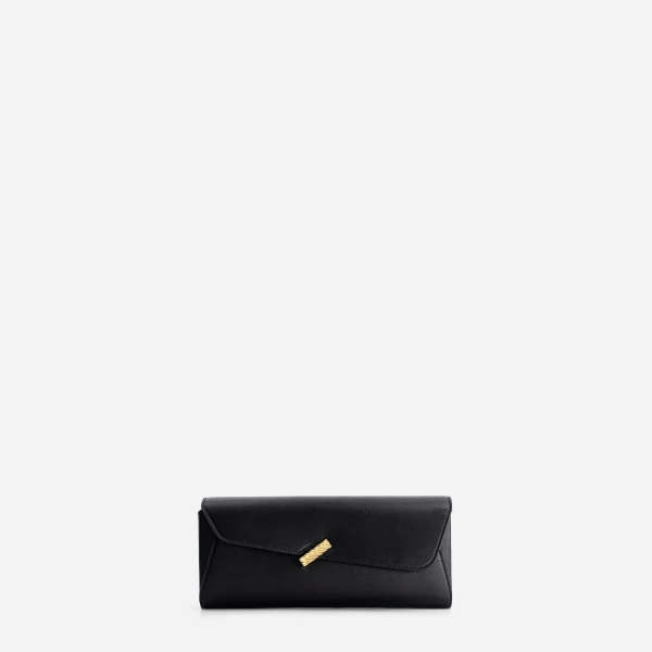 Mlouye Isla Grab Purse in Black | Shoulder & Crossbody Bags | Luxury Shoes 