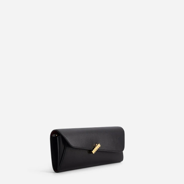 Mlouye Isla Grab Purse in Black | Shoulder & Crossbody Bags | Luxury Shoes 