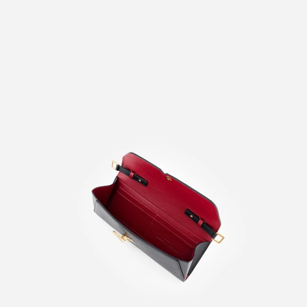 Mlouye Isla Grab Purse in Black | Shoulder & Crossbody Bags | Luxury Shoes 