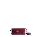 Mlouye Isla Grab Purse in Bordeaux | Shoulder & Crossbody Bags | Luxury Shoes 