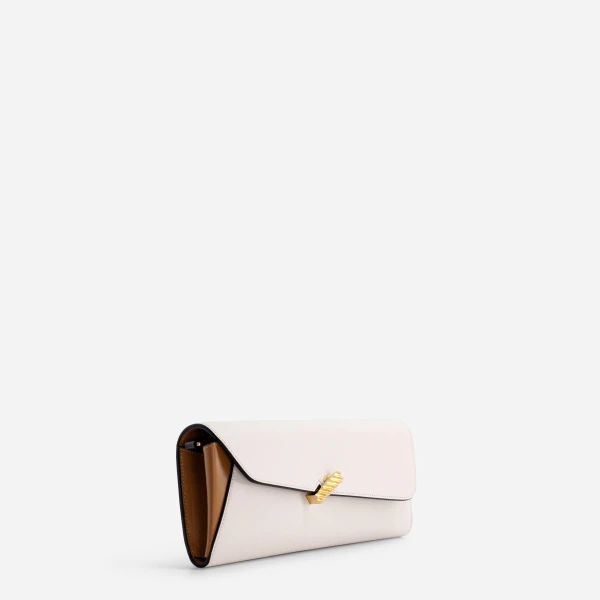 Mlouye Isla Grab Purse in Off White | Shoulder & Crossbody Bags | Luxury Shoes 
