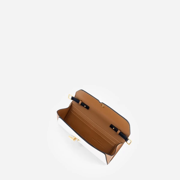 Mlouye Isla Grab Purse in Off White | Shoulder & Crossbody Bags | Luxury Shoes 