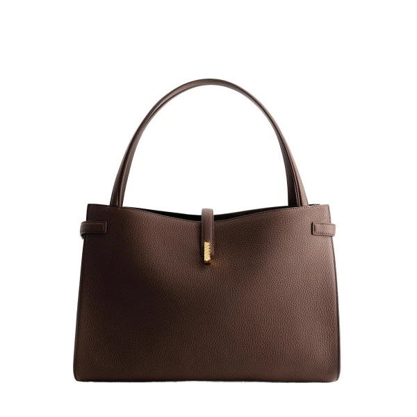 Mlouye Isla Tote in Grained Espresso | Totes & Top-Handle Bags | Luxury Shoes 