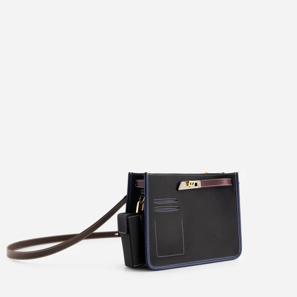 Mlouye Juno Bag in Black | Shoulder & Crossbody Bags | Luxury Shoes 