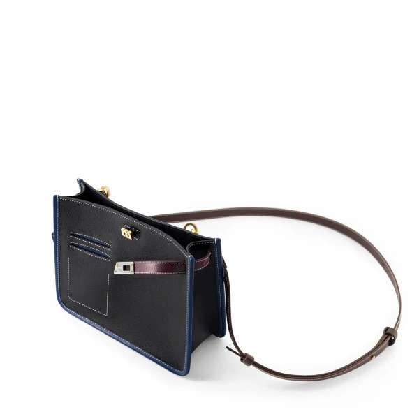 Mlouye Juno Bag in Black | Shoulder & Crossbody Bags | Luxury Shoes 
