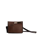 Mlouye Juno Bag in Espresso | Shoulder & Crossbody Bags | Luxury Shoes 