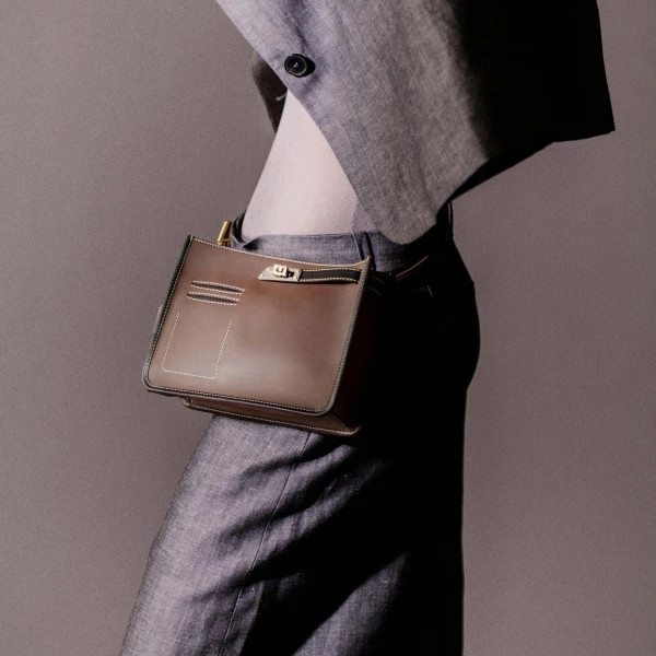Mlouye Juno Bag in Espresso | Shoulder & Crossbody Bags | Luxury Shoes 