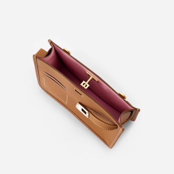 Mlouye Juno Bag in Tan | Shoulder & Crossbody Bags | Luxury Shoes 