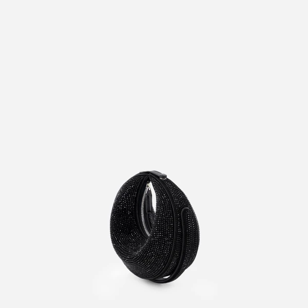 Mlouye Luna 20 Bag in Crystal Black | Clutch Bags | Luxury Shoes 