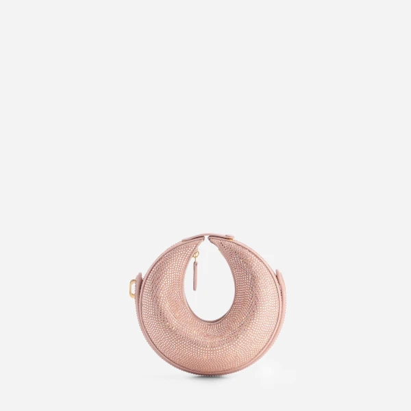 Mlouye Luna 20 Bag in Crystal Nude | Clutch Bags | Luxury Shoes 