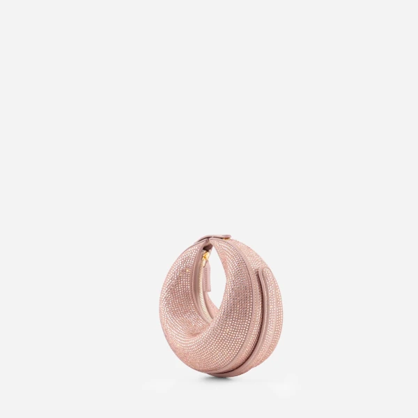 Mlouye Luna 20 Bag in Crystal Nude | Clutch Bags | Luxury Shoes 